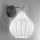 SIRU - Applique murale AURIGA 1xG9/30W/230V chrome mat/blanc Verre vénitien
