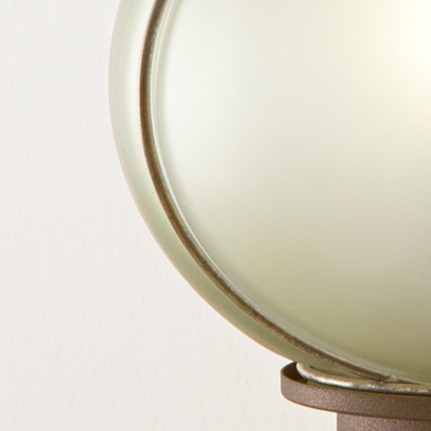 SIRU - Lampe de table FLORET 1xE14/40W/230V marron/gris Verre vénitien