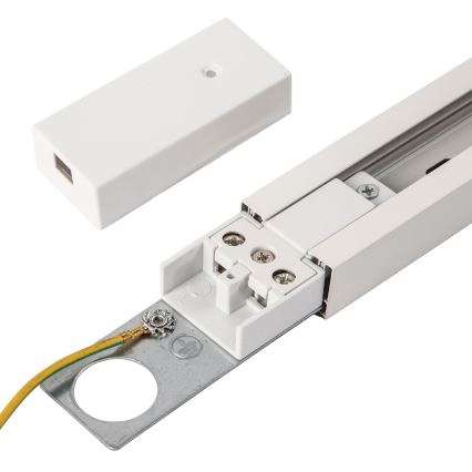 Sistema a binario Monofase TRACK 1 m bianco
