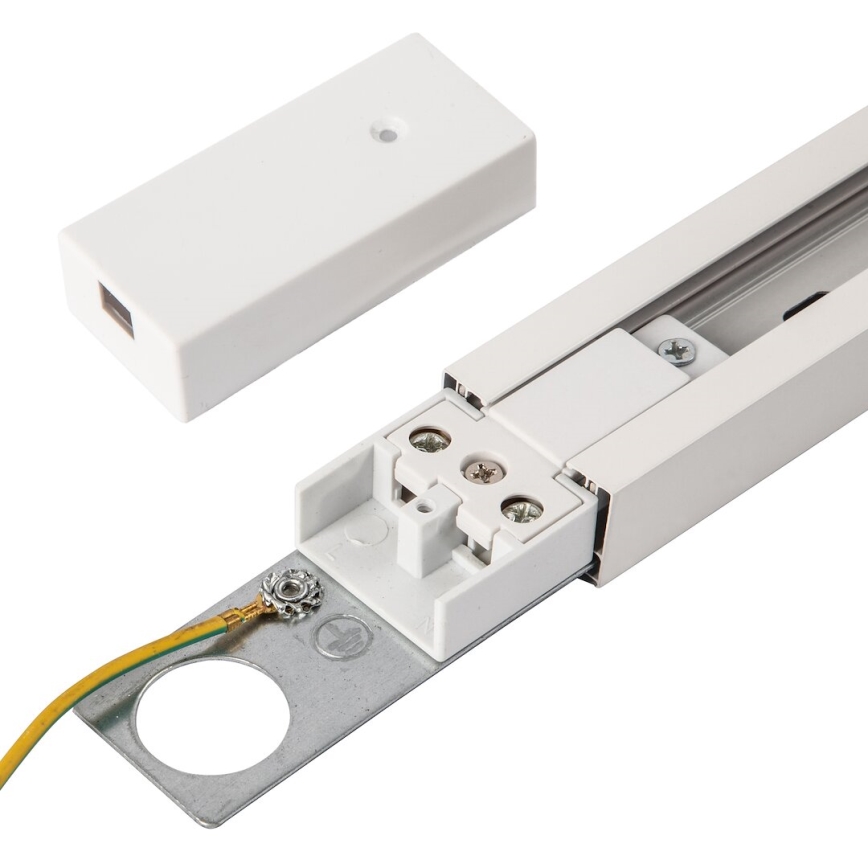Sistema a binario Monofase TRACK 1 m bianco