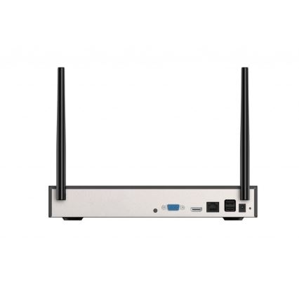 Sistema di videosorveglianza intelligente + 4x telecamere dotate di sensore 2K+, alimentazione 12V, IP65, Wi‑Fi Tuya