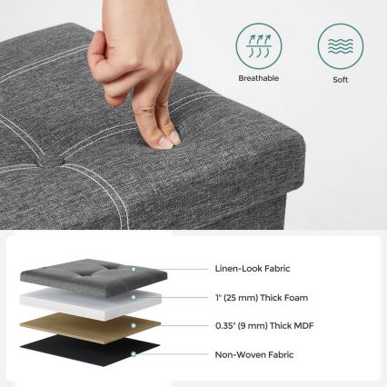 Sitzbank SULTAN, grau