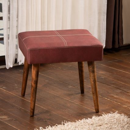 Sitzhocker NUTO 46x46 cm rot