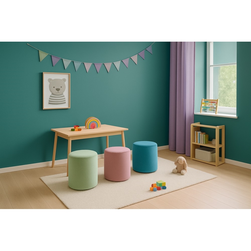 Sitzhocker VEX Ø 36 cm, rosa