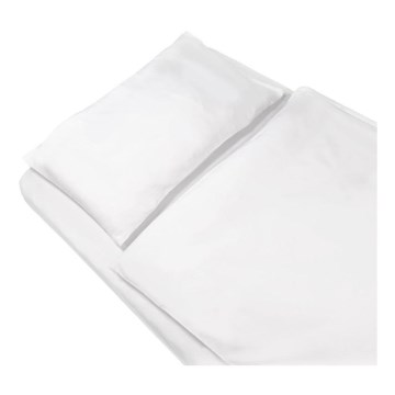 SkinPro Silver - Drap-housse antibactérien 60x120 cm blanc