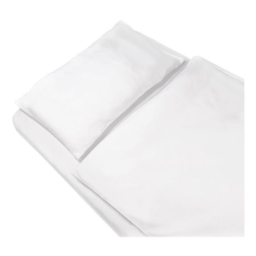 SkinPro Silver - Drap-housse antibactérien 60x120 cm blanc