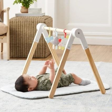 Skip Hop - Couverture d'éveil pour enfant avec trapèze en bois LINING CLOUD
