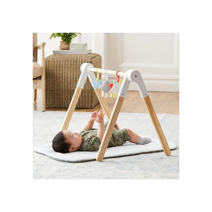 Skip Hop - Couverture d'éveil pour enfant avec trapèze en bois LINING CLOUD