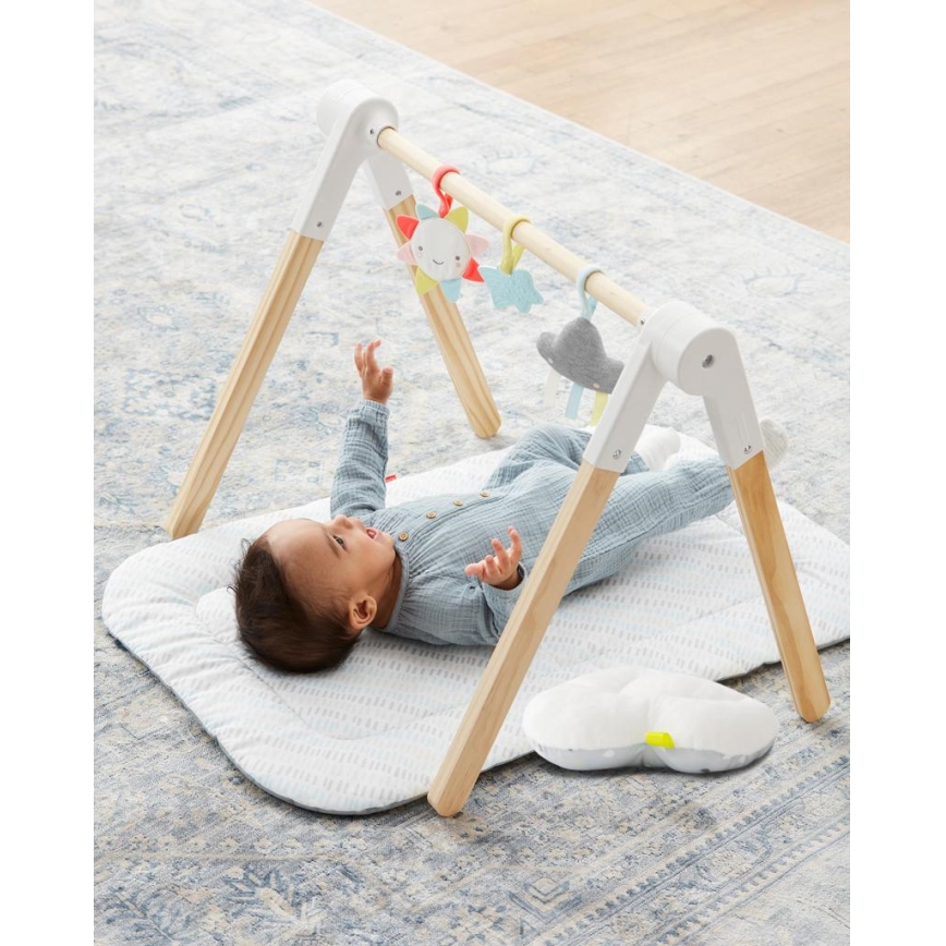 Skip Hop - Couverture d'éveil pour enfant avec trapèze en bois LINING CLOUD