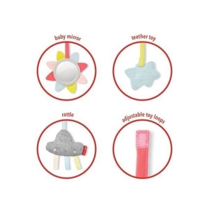 Skip Hop - Couverture d'éveil pour enfant avec trapèze en bois LINING CLOUD