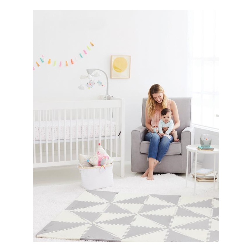 Skip Hop - Puzzle en mousse 72pcs gris/beige