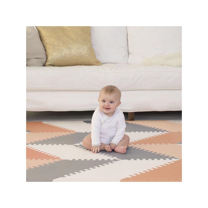 Skip Hop - Puzzle in foam 72pcs grigio/arancio