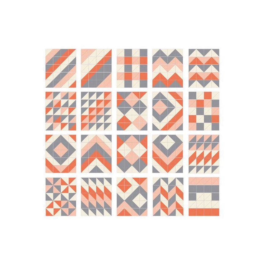 Skip Hop - Puzzle in foam 72pcs grigio/arancio