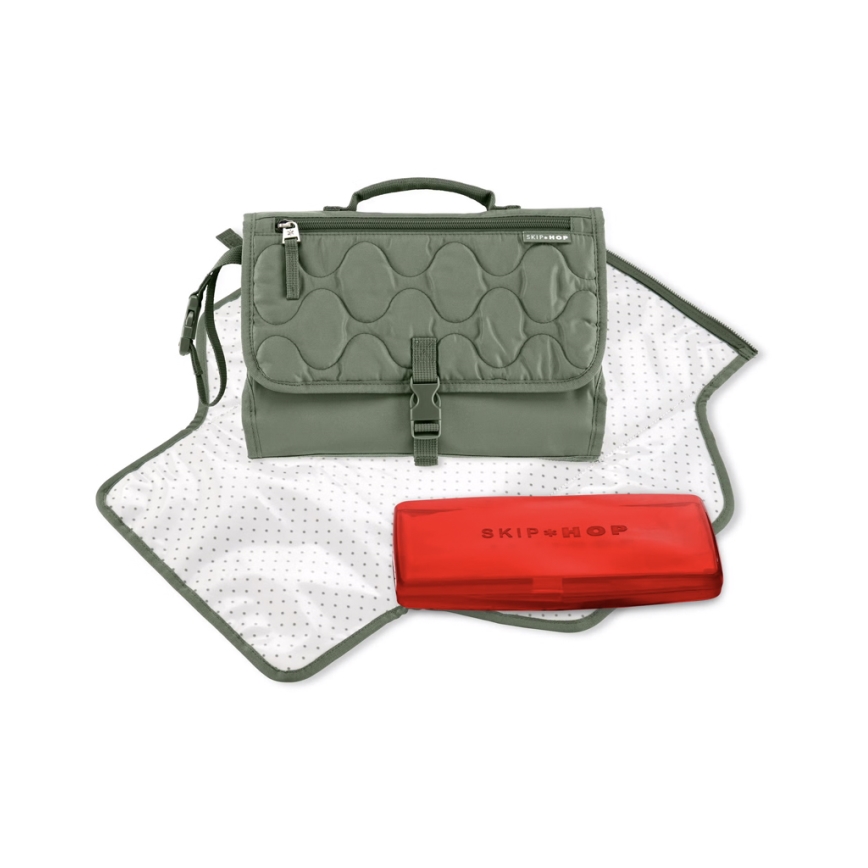 Skip Hop - Reise-Wickelauflage und Tasche 2in1 PRONTO grün