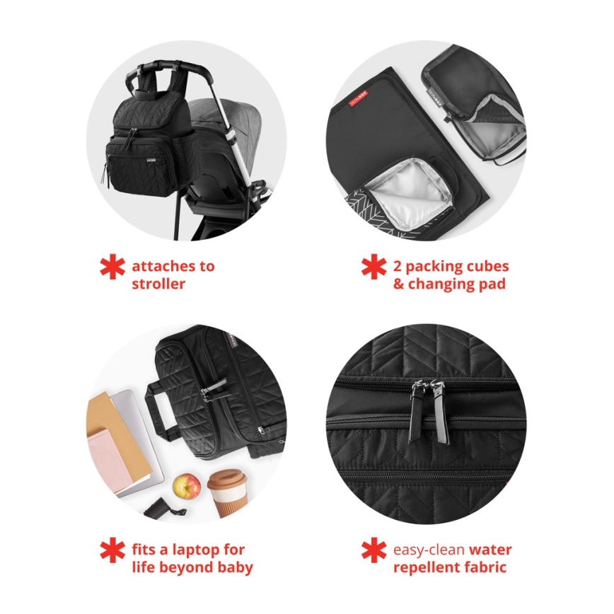 Skip Hop - Sac à dos à langer pour poussette FORMA Chocolat