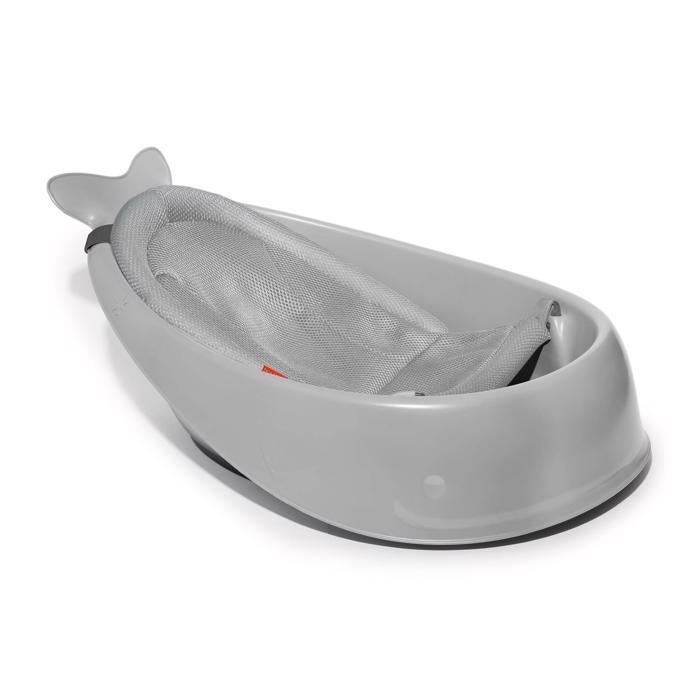 Skip Hop - Vaschetta per bambini con cuscino ergonomico MOBY 3 grigio