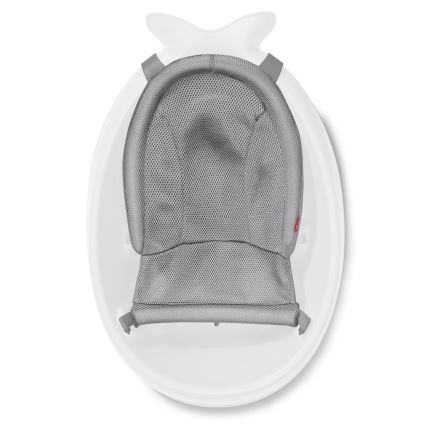 Skip Hop - Vaschetta per bambini con cuscino ergonomico MOBY 3 bianco