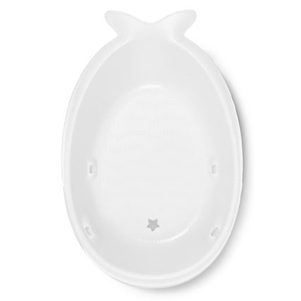 Skip Hop - Vaschetta per bambini con cuscino ergonomico MOBY 3 bianco