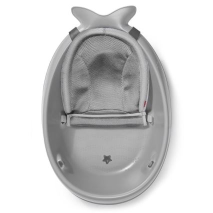 Skip Hop - Vaschetta per bambini con cuscino ergonomico MOBY 3 grigio