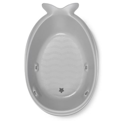 Skip Hop - Vaschetta per bambini con cuscino ergonomico MOBY 3 grigio
