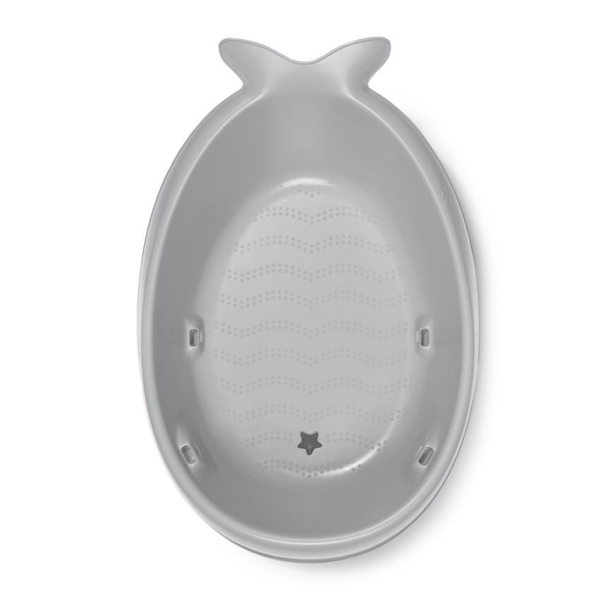 Skip Hop - Vaschetta per bambini con cuscino ergonomico MOBY 3 grigio