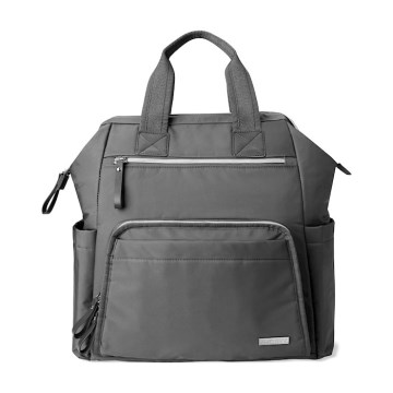 Skip Hop - Wickelrucksack für Kinderwagen MAINFRAME Charcoal
