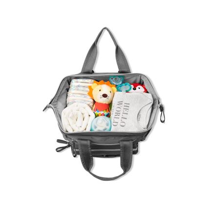 Skip Hop - Wickelrucksack für Kinderwagen MAINFRAME Charcoal
