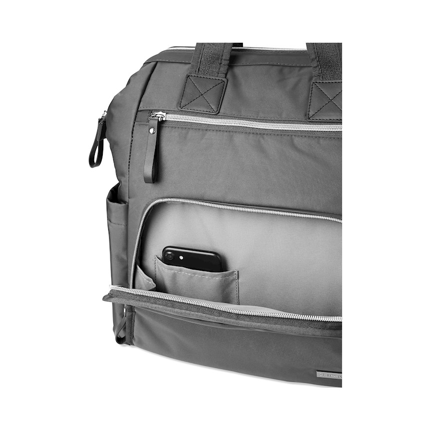Skip Hop - Wickelrucksack für Kinderwagen MAINFRAME Charcoal