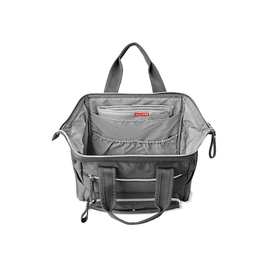 Skip Hop - Wickelrucksack für Kinderwagen MAINFRAME Charcoal