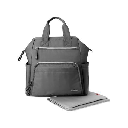 Skip Hop - Wickelrucksack für Kinderwagen MAINFRAME Charcoal