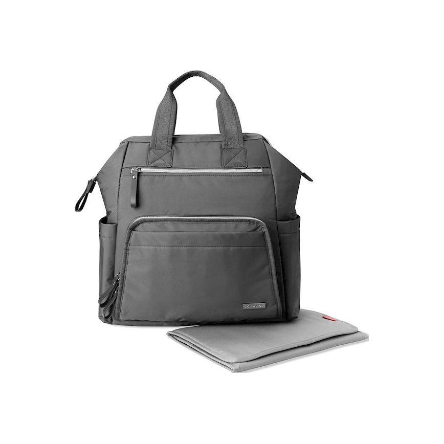 Skip Hop - Wickelrucksack für Kinderwagen MAINFRAME Charcoal