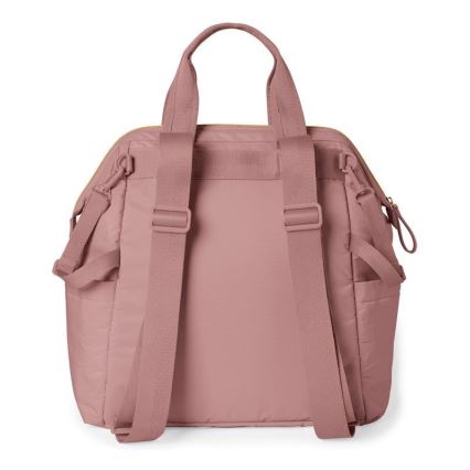 Skip Hop - Wickelrucksack für Kinderwagen MAINFRAME Dusty rose