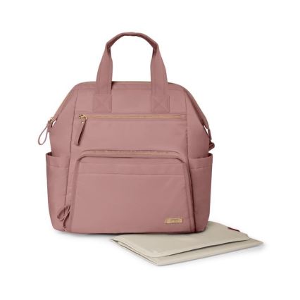 Skip Hop - Wickelrucksack für Kinderwagen MAINFRAME Dusty rose