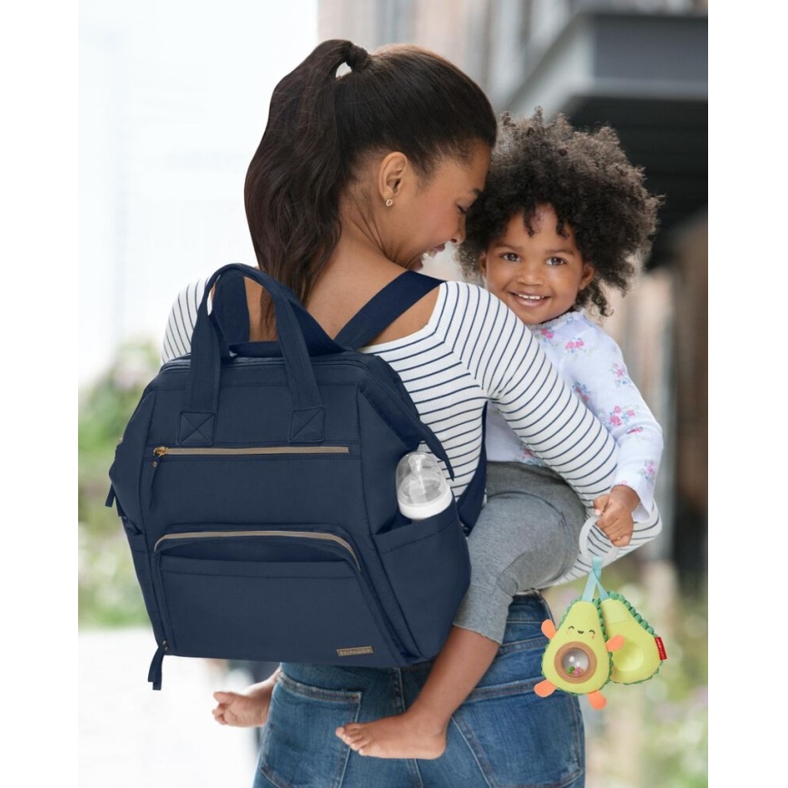Skip Hop - Wickelrucksack für Kinderwagen MAINFRAME Midnight Navy