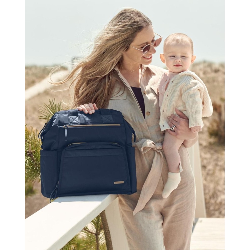 Skip Hop - Wickelrucksack für Kinderwagen MAINFRAME Midnight Navy