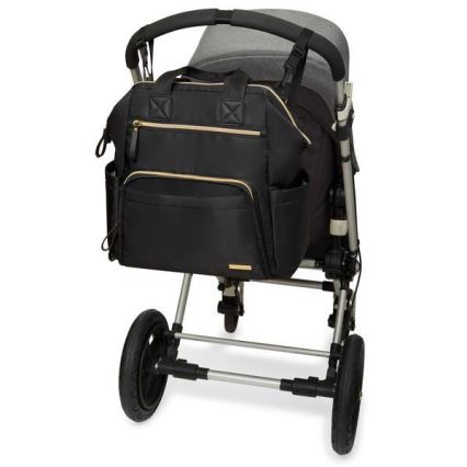 Skip Hop - Wickelrucksack für Kinderwagen MAINFRAME schwarz