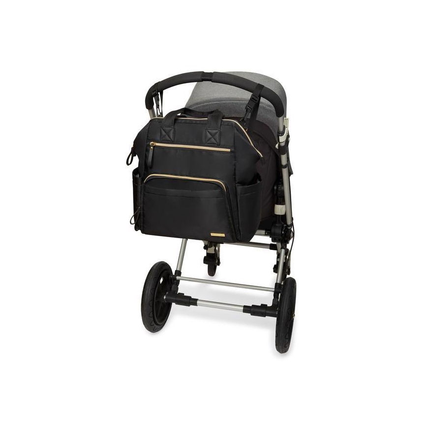 Skip Hop - Wickelrucksack für Kinderwagen MAINFRAME schwarz