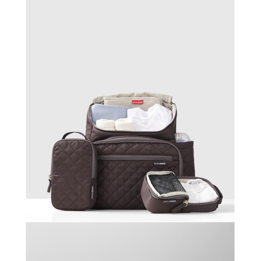 Skip Hop - Zaino fasciatoio per passeggino FORMA Cioccolato