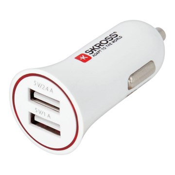 SKROSS - Autoladegerät 2xUSB/3400mA/12-24V/5V