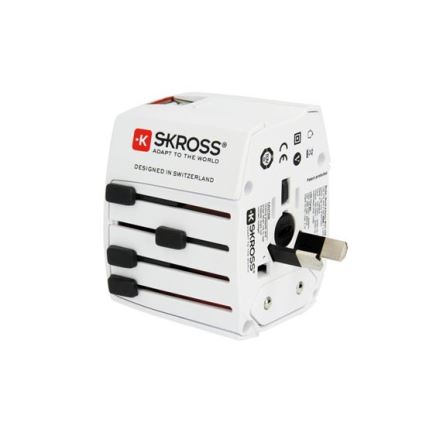 Adattatore da viaggio MUV USB AC USB A+C 15W