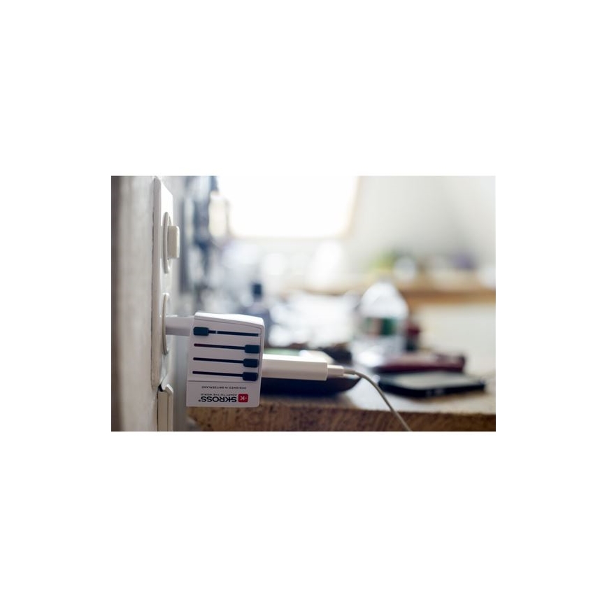 Adaptateur de voyage Type M pour l'Afrique du Sud, l'Afrique et le Moyen-Orient