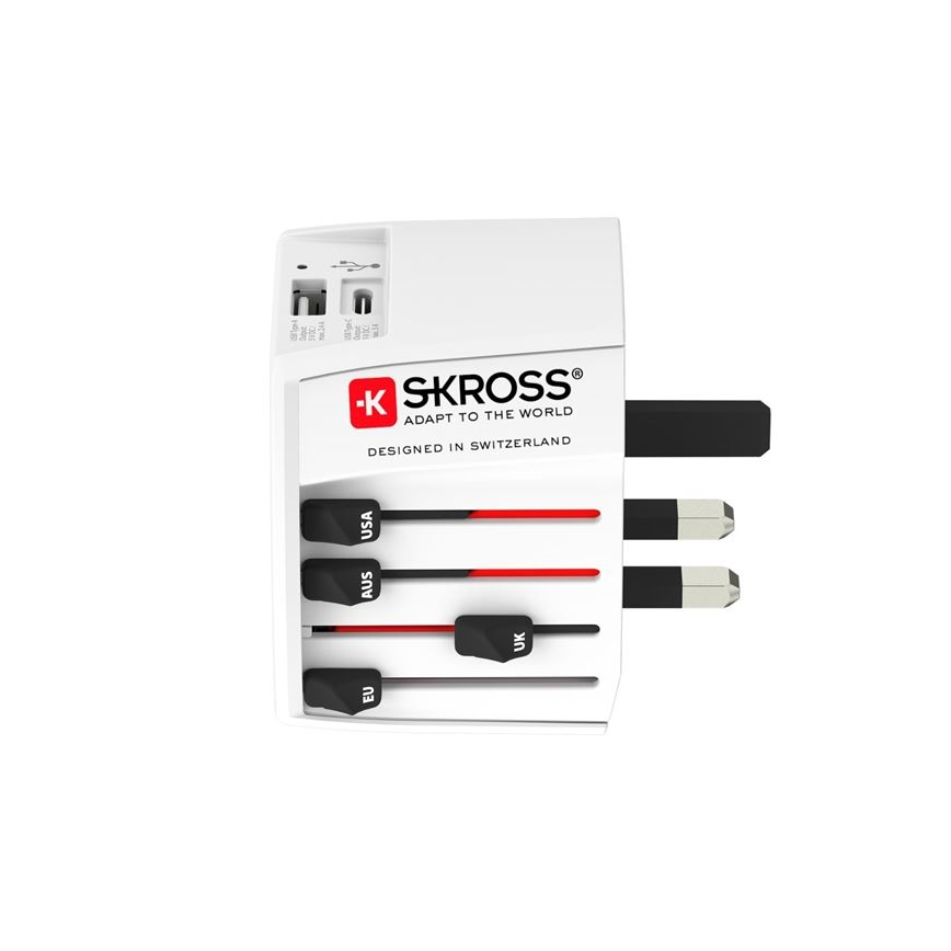 Adaptateur de voyage Type M pour l'Afrique du Sud, l'Afrique et le Moyen-Orient