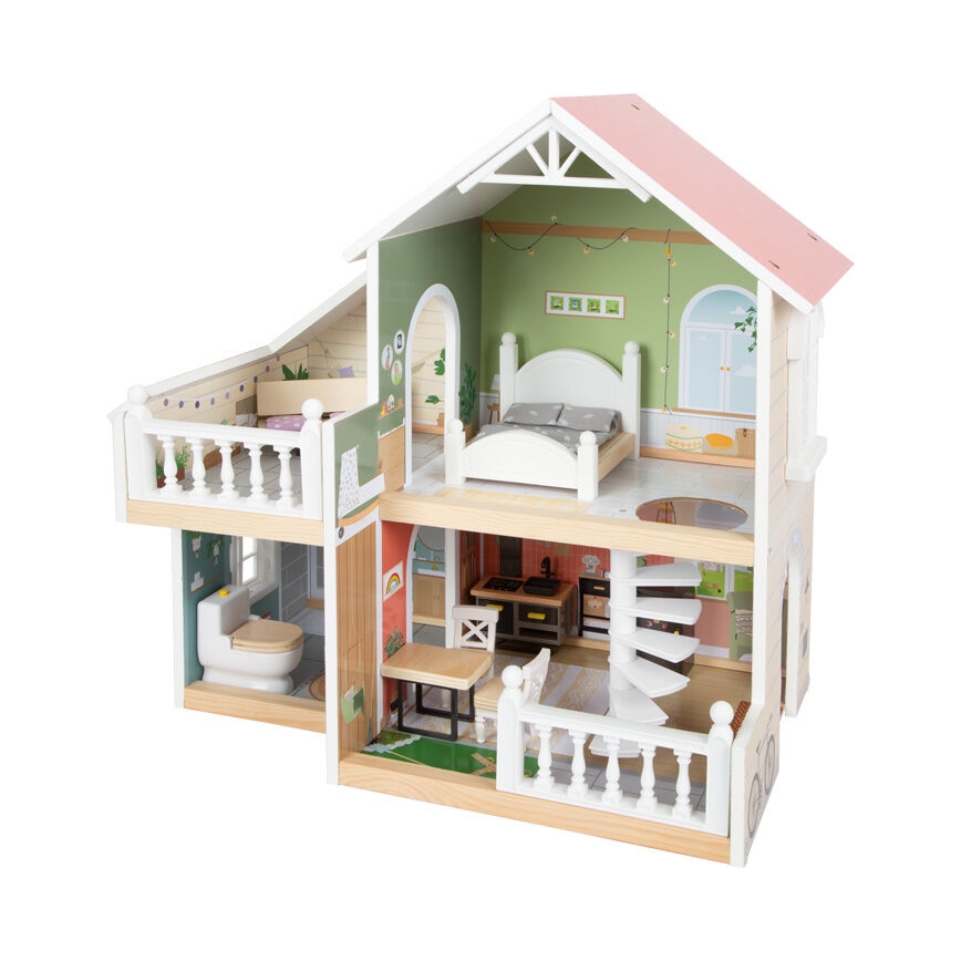 Small Foot - Casa delle bambole in legno Villa
