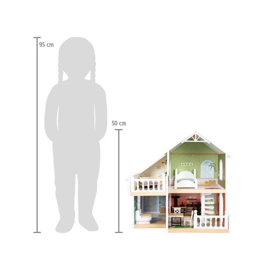 Small Foot - Casa delle bambole in legno Villa