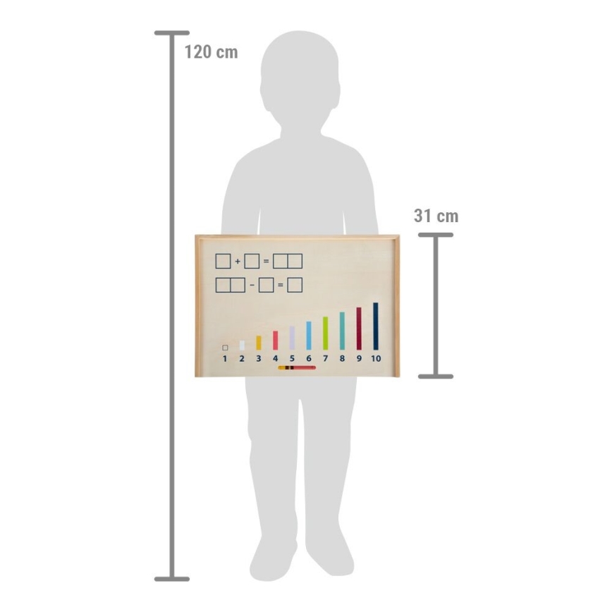 Small Foot - Compter dans une boîte en bois Educate