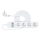 Smart estensione cavo con interruttore 4Z Tipo E + 2x USB-A + 1x USB-C 1,5m Wi-Fi Tuya bianco