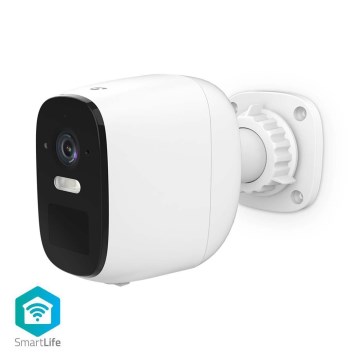 Smart per esterni ricaricabile camera con sensore SmartLife 4MP Quad HD 1440p 5V/5200mAh Wi-Fi Tuya IP66