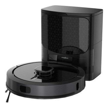 Smart-Staubsaugerroboter  mit Wischmopp SmartLife Wi-Fi Tuya schwarz + Fernbedienung