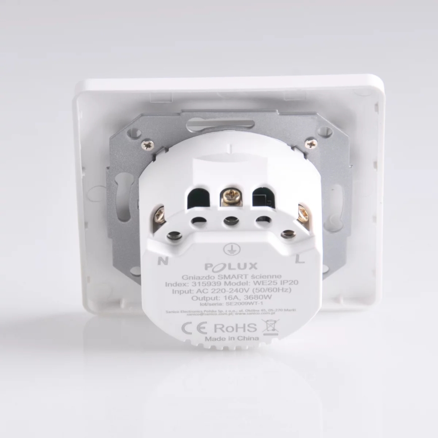 Smart-Steckdose SMART 3680W/230V/16A Wi-Fi Tuya SCHUKO