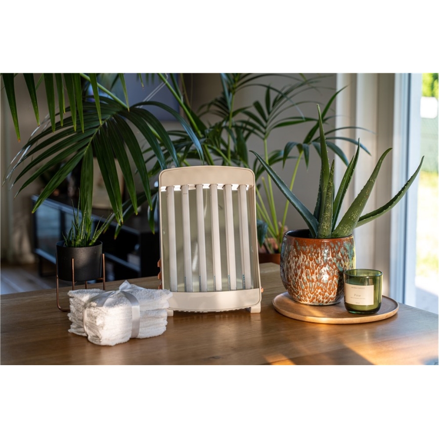 Solarium domestico per il viso Cosmedico con 6 tubi UV, 90W/230V